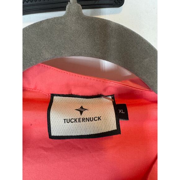 Tuckernuck Women's Poppy Pink Cotton Poplin Royal Shirt Dress Mini XL - Picture 4 of 8